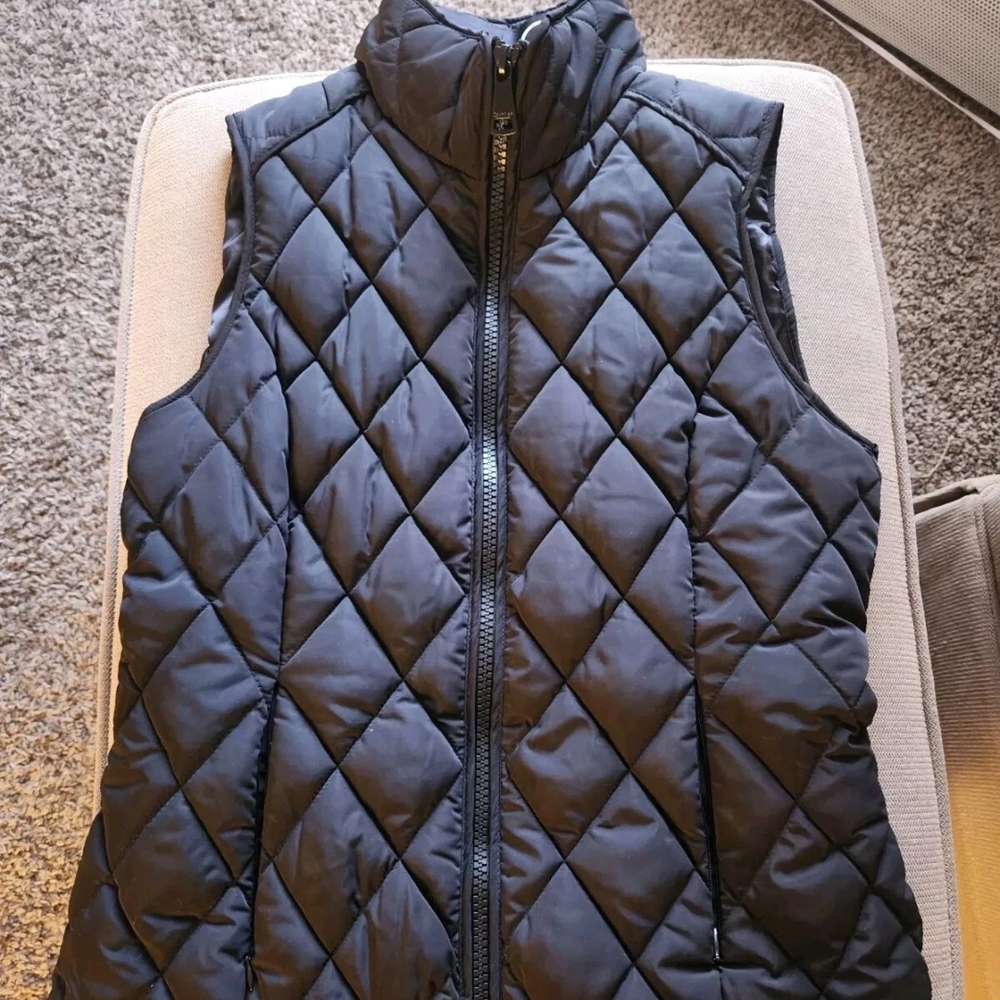 Calvin Klein Women's Quilted Black Vest